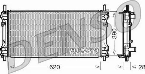 NPS DRM10102 - Radiateur, refroidissement du moteur cwaw.fr