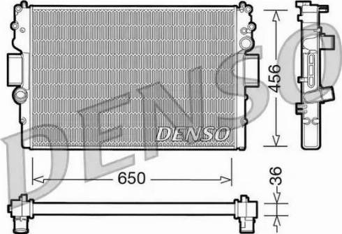 NPS DRM12007 - Radiateur, refroidissement du moteur cwaw.fr