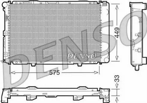 NPS DRM17066 - Radiateur, refroidissement du moteur cwaw.fr