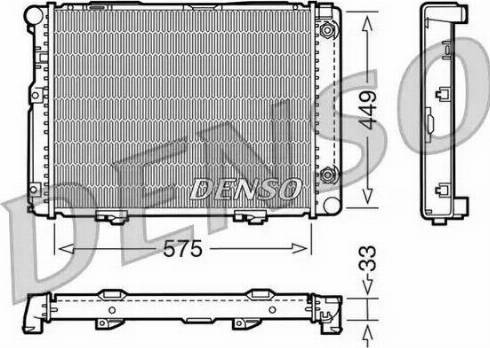 NPS DRM17061 - Radiateur, refroidissement du moteur cwaw.fr