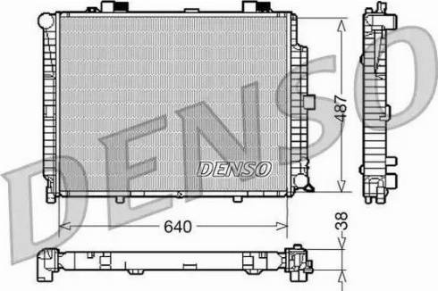 NPS DRM17086 - Radiateur, refroidissement du moteur cwaw.fr