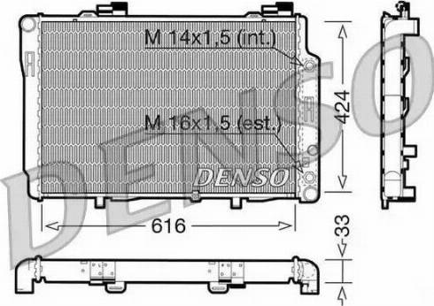 NPS DRM17071 - Radiateur, refroidissement du moteur cwaw.fr