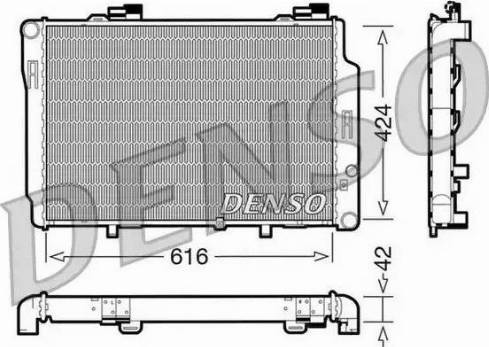 NPS DRM17072 - Radiateur, refroidissement du moteur cwaw.fr