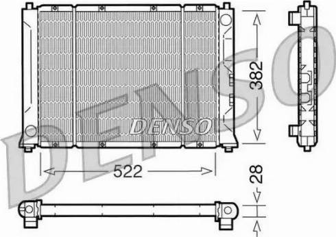 NPS DRM24012 - Radiateur, refroidissement du moteur cwaw.fr