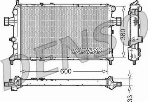 NPS DRM20018 - Radiateur, refroidissement du moteur cwaw.fr