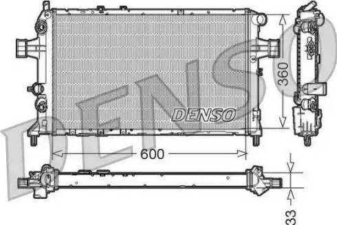 NPS DRM20017 - Radiateur, refroidissement du moteur cwaw.fr