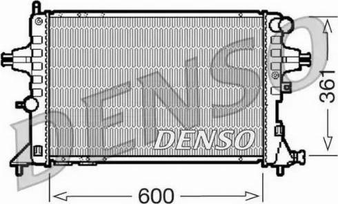 NPS DRM20084 - Radiateur, refroidissement du moteur cwaw.fr