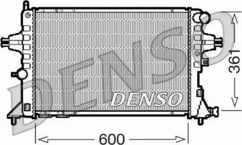 NPS DRM20084 - Radiateur, refroidissement du moteur cwaw.fr