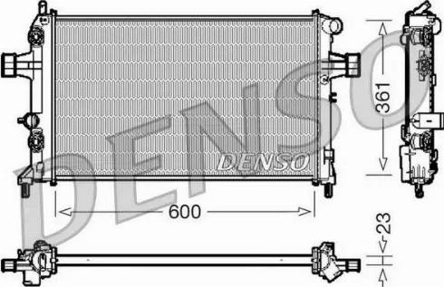 NPS DRM20086 - Radiateur, refroidissement du moteur cwaw.fr