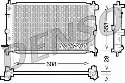 NPS DRM20026 - Radiateur, refroidissement du moteur cwaw.fr