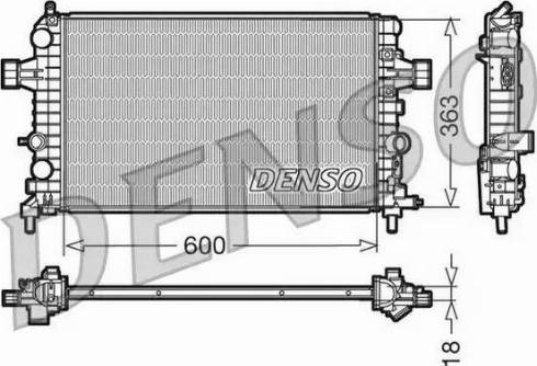 NPS DRM20103 - Radiateur, refroidissement du moteur cwaw.fr