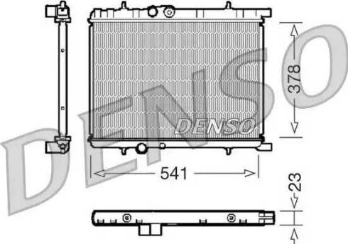 NPS DRM21033 - Radiateur, refroidissement du moteur cwaw.fr