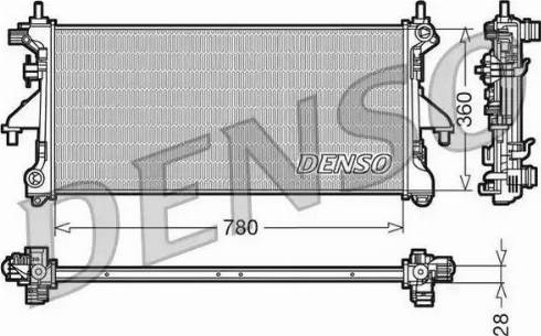 NPS DRM21101 - Radiateur, refroidissement du moteur cwaw.fr