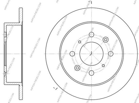 NPS H331A09 - Disque de frein cwaw.fr