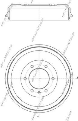 NPS I340U03 - Tambour de frein cwaw.fr