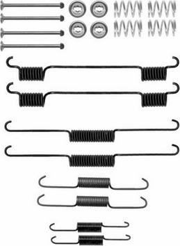 NPS K351A02 - Kit d'accessoires, mâchoire de frein cwaw.fr