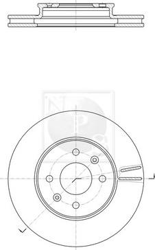 NPS K330A31 - Disque de frein cwaw.fr