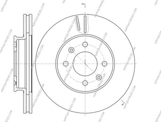 NPS K330A22 - Disque de frein cwaw.fr