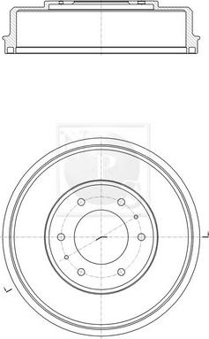 NPS M340I05 - Tambour de frein cwaw.fr