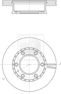 NPS M330A79 - Disque de frein cwaw.fr