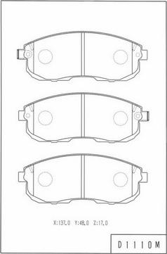 NPS N360N66 - Kit de plaquettes de frein, frein à disque cwaw.fr