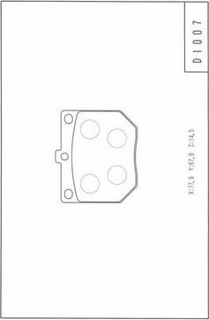 NPS N360N63 - Kit de plaquettes de frein, frein à disque cwaw.fr