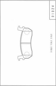 NPS N360N03 - Kit de plaquettes de frein, frein à disque cwaw.fr