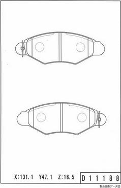 NPS N360N10 - Kit de plaquettes de frein, frein à disque cwaw.fr