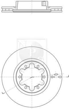 NPS N330N91 - Disque de frein cwaw.fr