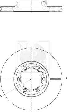 NPS N330N98 - Disque de frein cwaw.fr