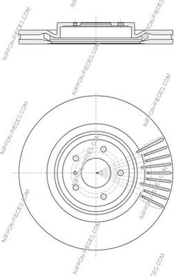 NPS N330N105 - Disque de frein cwaw.fr