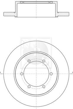 NPS N331N09 - Disque de frein cwaw.fr