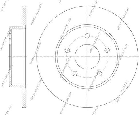 NPS N331N04 - Disque de frein cwaw.fr