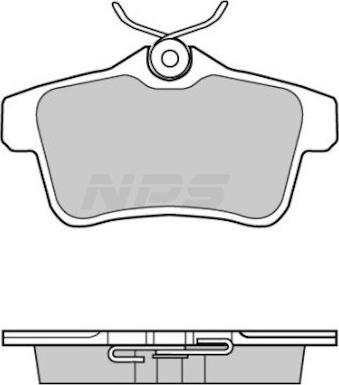 NPS P361A06 - Kit de plaquettes de frein, frein à disque cwaw.fr