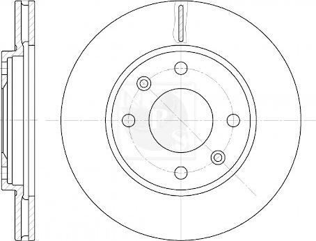 NPS P330A04 - Disque de frein cwaw.fr