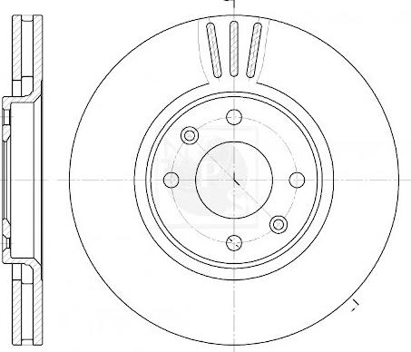 NPS P330A02 - Disque de frein cwaw.fr