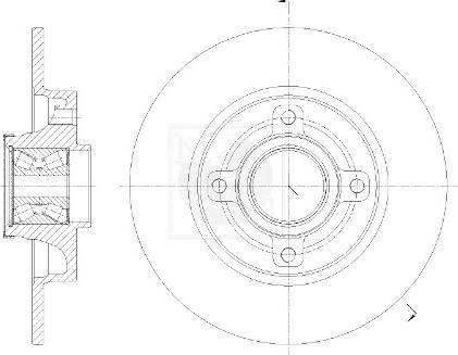 NPS P331A01 - Disque de frein cwaw.fr