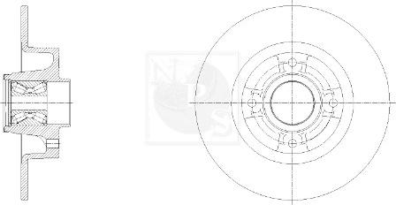 NPS R331T01 - Disque de frein cwaw.fr