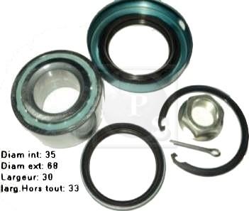 NPS T470A34 - Kit de roulements de roue cwaw.fr