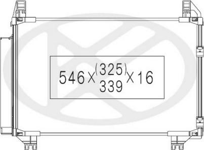 NPS T526A16 - Condensateur, climatisation cwaw.fr