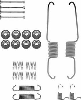 NPS T351A33 - Kit d'accessoires, mâchoire de frein cwaw.fr