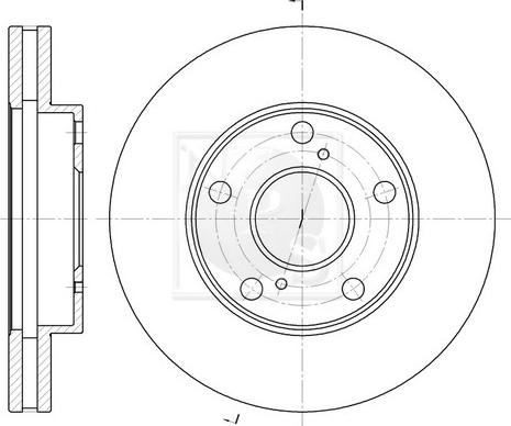 NPS T330A58 - Disque de frein cwaw.fr