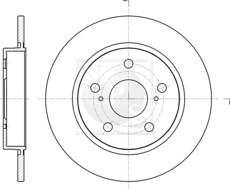 NPS T331A56 - Disque de frein cwaw.fr