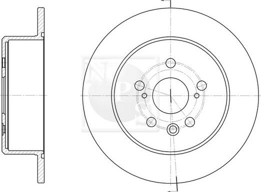 NPS T331A28 - Disque de frein cwaw.fr