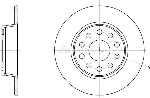 NPS V331G03 - Disque de frein cwaw.fr