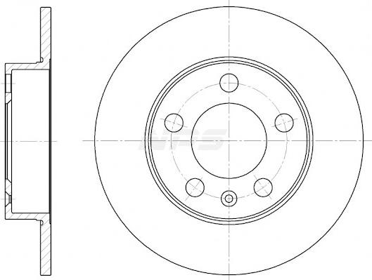 NPS V331G02 - Disque de frein cwaw.fr