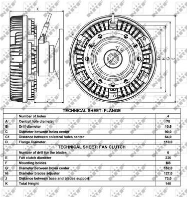 NRF 49004 - Embrayage, ventilateur de radiateur cwaw.fr