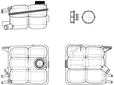 NRF 454015 - Vase d'expansion, liquide de refroidissement cwaw.fr