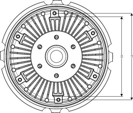 NRF 49004 - Embrayage, ventilateur de radiateur cwaw.fr