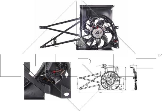 NRF 47013 - Ventilateur, refroidissement du moteur cwaw.fr